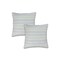 Homeroots Set of Two 18" X 18" Blue Beach Chevron Cotton Zippered Pillow, 2PK 535270 - alternate 5