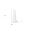 Homeroots 13" White Marble Obelisk Tabletop Sculpture 608699 - alternate 4