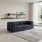 Homeroots 82" Blue Chenille Convertible Futon Sleeper Sofa 706808 - alternate 5