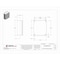 Nvent Hoffman Screw Down Clamps Electrical Enclosures, 16 in H, 6 in D, 14 in W, 12, 13, Steel A1614CH - alternate 2