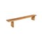 Homeroots 105in Natural Solid Wood Live Edge Dining Bench 636210 - alternate 6