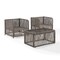Crosley Granite Bay 3-Piece Wicker Outdoor Chair Set KO70363ST-CR - alternate 5