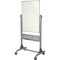 Mooreco Dry Erase Board, Porcelain, 40 in, 30 in, Aluminum Frame, White, Gloss 669RU-DD - alternate 1