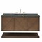 James Martin Vanities Marcello 48 in. Single Vanity, Chestnut w/ 3 CM Parisien Bleu Silestone Top D200-V48-CSN-3PBL - alternate 3