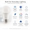 Euri Lighting A19 LED Bulbs, 9W, 810 lm, 60W Eq., 4000K, E26, Dimmable, CEC/JA8, UL, 2PK EA19-9W5040CEC-2 - alternate 1