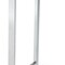 Homeroots 59" White and Silver Wood and Metal Pedestal Base Square Dining Table 555175 - alternate 3