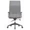 Leisuremod Hilton High-Back Leather Office Chair, Grey HO20GRL - alternate 4