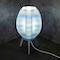 Jonathan Y Wavy 16.5" Modern Contemporary Plant-Based PLA 3D Printed Dimmable LED Table Lamp, Blue/White USA1000D - alternate 7