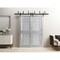 Sartodoors Slab Barn Door Panel 36 x 96in, Veregio 7288 Light Grey Oak W/ Frosted Glass, Pocket Closet Sliding VEREGIO7288S-OAK-3696 - alternate 4