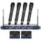 Vocopro Professional Rechargeable 4-Channel UHF Wireless Microphone System UHF-5805-9 - alternate 1