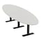 Skutchi Designs 12ft Oval Conference Table With Power | Harmony Series | 10 Person Meeting Room Table HAR-OVL-48X144-T.BK-U779-NA - alternate 1