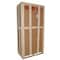 Steel Cabinets Usa Counter Height Storage Cabinet, 42 in H, 36 in W, 18 in D, Black, 2 Shelves ABL-364-B - alternate 2