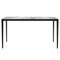 Leisuremod Rectangular 55.11 in W, 28.7 in L, Stone/Aluminum, Light Grey ATBL-55IGR-S - alternate 6
