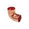 Nibco 1/2 in. Copper Pressure Cup x Cup 90 Degree Elbow Fitting I60712 - alternate 2
