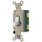 Hubbell Wiring Heavy Duty Industrial Toggle Switch, 30A 120/277V AC, Double Pole, Back & Side Wired HBL3032W - alternate 1