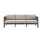 Armen Living Mareike Aluminum Outdoor Coffee Table in Brown with Ceramic Tabletop SETODMADBRNBX4 - alternate 2