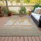 Homeroots 5' X 8' Taupe And Gold Nautical Washable Indoor Outdoor Area Rug 631048 - alternate 5