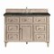 James Martin Vanities Lorelai 48" Single Vanity, Whitewashed Oak, w/ 3 CM Phantome Eclos Top 424-V48-WWO-3PHT - alternate 1