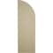 Ekena Millwork Pecky Cypress 2 Equal Flat Panel w/Quarter Round Arch Top Faux Wood Shutters, 18"W x 44"H SHUFPQ18X44PCPR - alternate 4