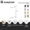 Kingston Brass Wall Mount Shower Combo, Polished Chrome CCK2131BEX - alternate 2