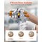 Vevor HVLP Air Spray Gun Gravity Feed Paint Sprayer Gun 3 Nozzles 1.3/1.4/1.7mm RF6000AG - alternate 2