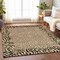 Homeroots 3' X 5' Gold Animal Print Washable Indoor Outdoor Area Rug 607644 - alternate 2