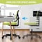 Simple Deluxe Low-Back Mesh Armless Office Chair, Swivel Rolling Computer Chair No Arms with Lumbar Support 3A88FNCHAIRC2077GN01 - alternate 7