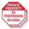 Signmission Private Property No Trespassing No, 10 inch X 10 inch, Aluminum Metal Signs, 2PK OC-A-2PACK-10-139 - alternate 1