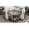 Amgood Stainless Steel Corner Work Table 32in. x 32in. x 35in. with 1.5in. Backsplash, Galvanized AMG CWT-2424-BS-Z - alternate 3