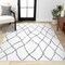 Jonathan Y Illi Moroccan Diamond Trellis Ivory/Gray 3 ft. x 5 ft. Area Rug MOH506A-3 - alternate 1