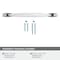 Amerock Highland Ridge 7-9/16 inch 192mm Center-to-Center Polished Chrome Cabinet Pull BP5532726 - alternate 2