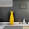 Uniquewise 24in Tapered Cylindrical Tall Bamboo Floor Vase Stylish Home and Office Decor Piece, Yellow QI004757.YL - alternate 3