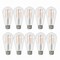 Bulbrite LED 7 Watt Dimmable ST18 Light Bulb, Clear, E26, 4000K (Cool White Light) 800lm, 10PK 862940 - alternate 1