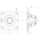 Ntn 4 Holes, Square Housing, 4 Bolt Flange Bearing, Radial Ball, 1 in Dia, Thermoplastic, Set Screw SUCFPL205-16C0FG1 - alternate 2
