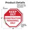 Signmission Keep Out Construction Personnel Onl, 4 inch X 4 inch, Vinyl Decal, 2PK OC-D-2PACK-4-68 - alternate 2