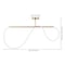 Jonathan Y Alessio 48" Contemporary Minimalist 360 Adjustable Silicone Neon Rope Dimmable Linear Integrated LED JYL7138A - alternate 10