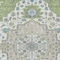 Homeroots 8' X 10' Artichoke Green Blue And Ivory Oriental Washable Indoor Outdoor Area Rug 596605 - alternate 6