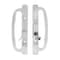 Gas Hardware Sliding Door Handle Set, Keyed Mortise Lock, Sash Controls 2265, Fits 3-15/16in Screw Holes DH-211-OFFSET-WITHKEY - alternate 1