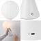 Jonathan Y Macie 11.75" Modern Minimalist Globe Rechargeable/Cordless Dimmable Integrated LED Table Lamp w, 2PK JYL7159E-SET2 - alternate 4