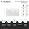 Kingston Brass 60-Inch Acrylic Rectangular 3-Wall Alcove Tub Combo with Waste and Overflow Drain, Left Hand Drain CVTDE603122L8 - alternate 3