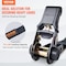 Vevor Retractable Ratchet Straps Tie Down Straps 2 in x 4 ft for Boat (2 Pack), 2PK BTS5004 - alternate 4