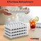Emporio Kitchen Round Ice Cube Tray Set Pack of 1, BPA-Free, 33 Ice Balls per Tray, Lid & Tongs, White EMPICES31WH - alternate 4