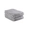 Homeroots Set of Two Light Gray Cotton 30" X 54" Quick Dry Terry Cloth Bath Towels, 2PK 700347 - alternate 1