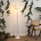 Jonathan Y Jaemin 58" Modern Coastal Faux Rattan Integrated LED Solar Powered Floor Lamp, White/Cream JYL2601B - alternate 5