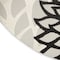 Homeroots 4' Black And White Round Floral Indoor Outdoor Area Rug 546636 - alternate 6
