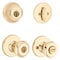 Kwikset Knob Lockset, 3 Grade, Keyed Key, Polished Brass, 238 x 234 in Backset, K6 Keyway 690T3RCLRCSK6BX - alternate 3