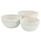 Martha Stewart Broadbrook 3 Piece Stoneware Mixing Bowl Set in Linen 142788.03 - alternate 1