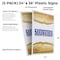 Signmission Sandwiches, Plastic Signs Only 24 Inch x 36 Inch, Corrugated Plastic, 2PK CSB-2436-2PACK-Sandwiches - alternate 2