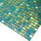 Apollo Tile Skosh 11.6 in. x 11.6 in. Glossy Grenn-Blue Glass Mosaic Wall and Floor Tile 18.69 sqft/case, 20PK APLNB88GN429A - alternate 4