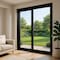 Vdomdoors Patio Exterior Metal-Plastic Sliding Doors / Patio 8177 Matte Black 64" x 80" Right active door / T PATIO8177BLK-6480-LH - alternate 3